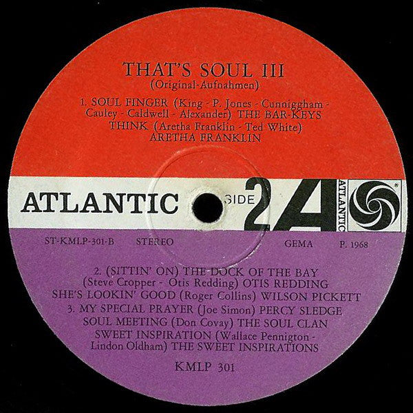 Various : That's Soul 3 (LP, Comp, Plu)