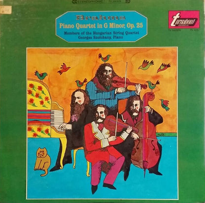 Johannes Brahms, The Hungarian Quartet, Georges Solchany : Piano Quartet In G Minor, Op.25 (LP)