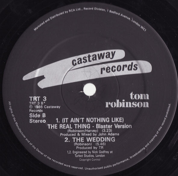 Tom Robinson : (It Ain't Nothing Like) The Real Thing (12")