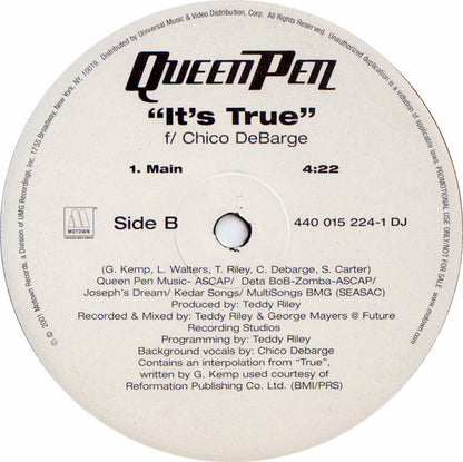 Queen Pen : It's True (12", Promo)