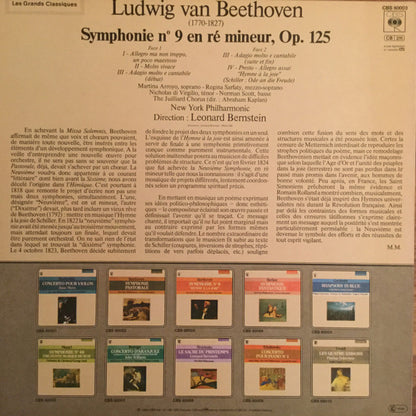 Leonard Bernstein / The New York Philharmonic Orchestra, Ludwig van Beethoven : Symphonie No. 9 - „Hymne A la Joie“ (LP, Album)