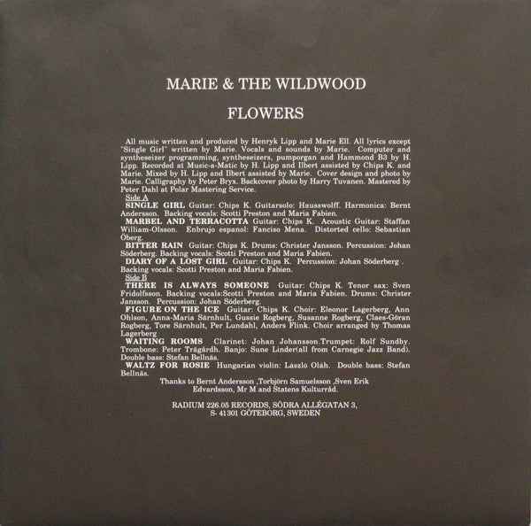 Marie & The Wildwood Flowers : Marie & The Wildwood Flowers (LP, Album)