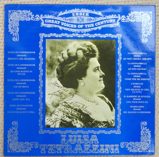 Luisa Tetrazzini : Luisa Tetrazzini (LP, Comp, Mono)