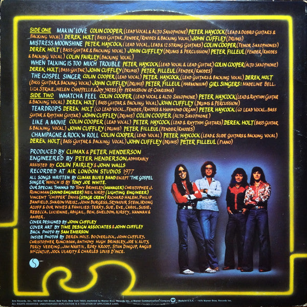 Climax Blues Band : Shine On (LP, Album, Gat)