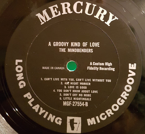 The Mindbenders : A Groovy Kind Of Love (LP, Album, Mono)