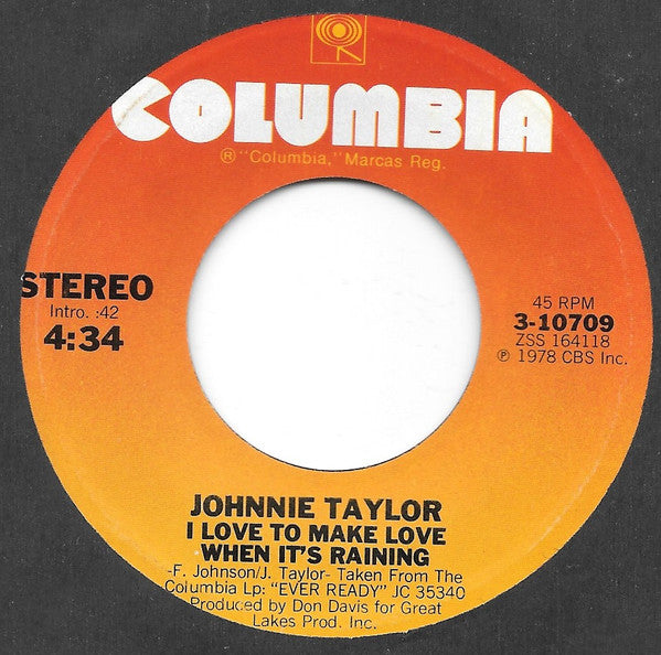 Johnnie Taylor : Keep On Dancing (7")