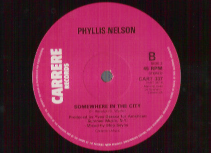 Phyllis Nelson : Move Closer / Somewhere In The City (12", Single)