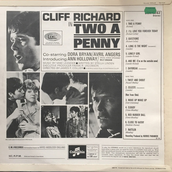 Cliff Richard : Two A Penny (LP)