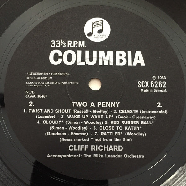 Cliff Richard : Two A Penny (LP)