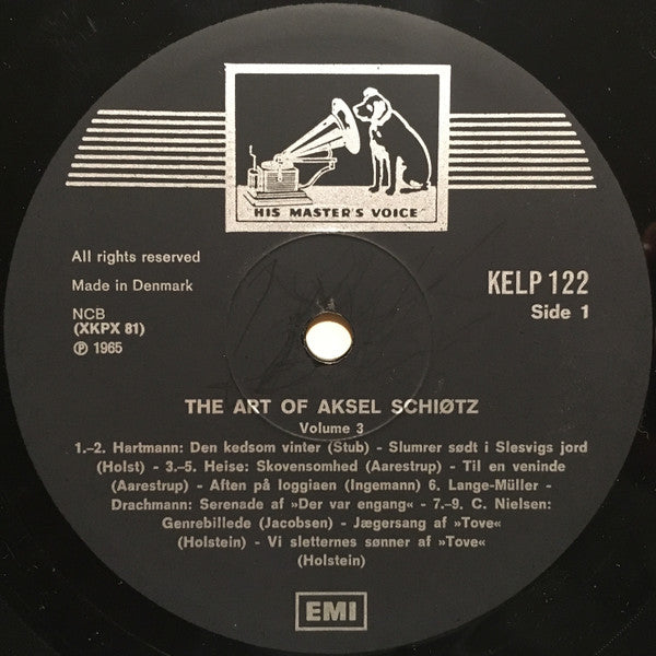 Aksel Schiøtz : Aksel Schiøtz - Vol. 3 Danske Sange (LP, Comp, RE)