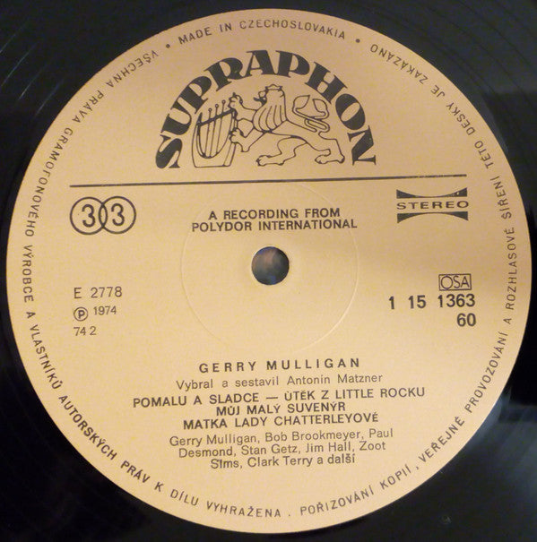 Gerry Mulligan : Felicitas (LP, Comp, RP)