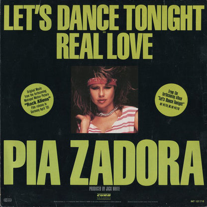 Pia Zadora : Let's Dance Tonight (12", Maxi, Mul)