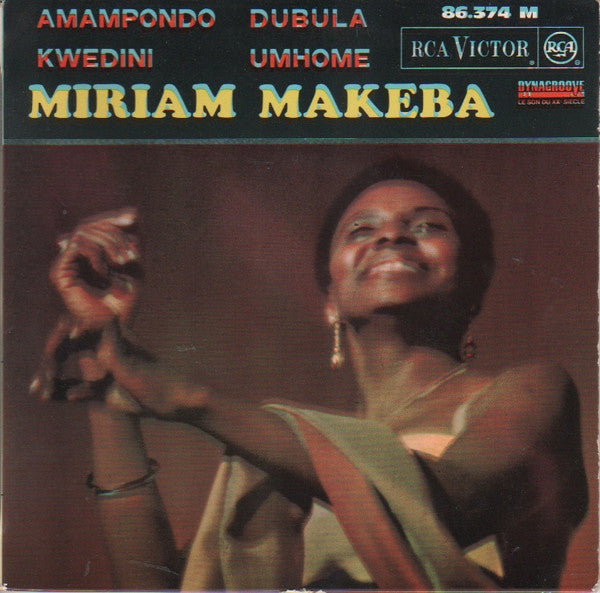 Miriam Makeba : Amampondo (7", EP, Mono)