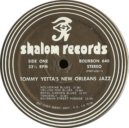 Tommy Yetta : New Orleans Jazz (LP, Album)