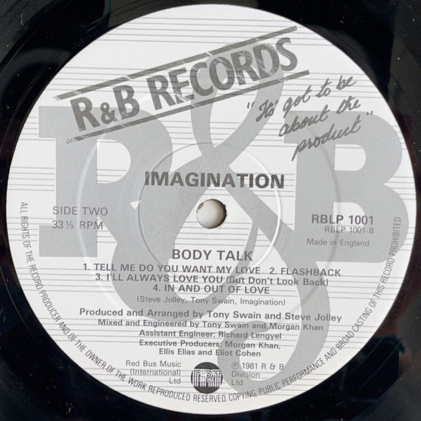 Imagination : Body Talk (LP, Album)