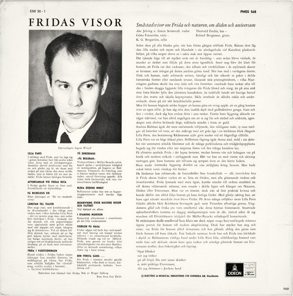 Ingvar Wixell : Fridas Visor (LP, Mono, RE)