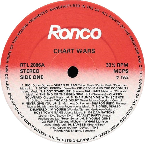 Various : Chart Wars (May The Hits Be With You!) (LP, Comp)