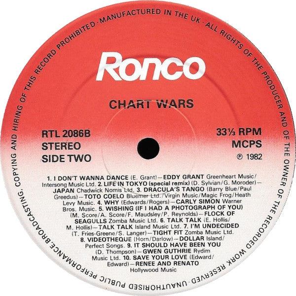 Various : Chart Wars (May The Hits Be With You!) (LP, Comp)