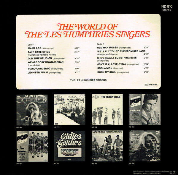 Les Humphries Singers : The World Of The Les Humphries Singers (LP, Comp)