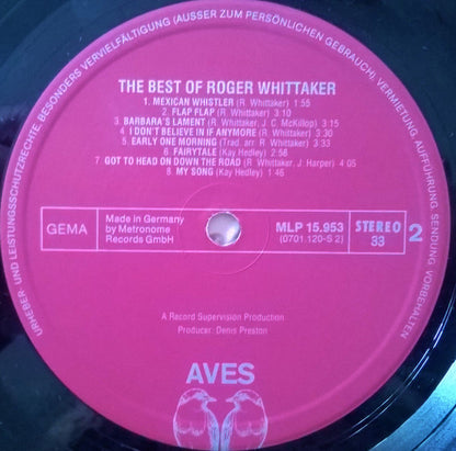 Roger Whittaker : The Best Of Roger Whittaker (LP, Comp)