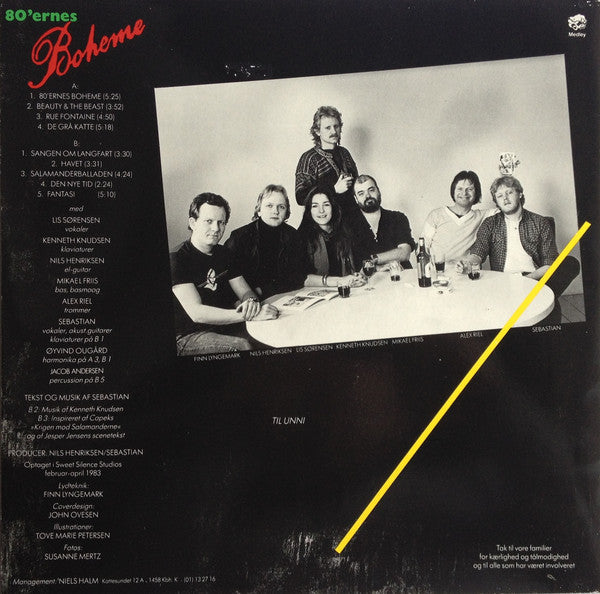 Sebastian (5) : 80'ernes Boheme (LP, Album)