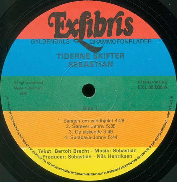 Sebastian (5) : Tiderne Skifter (LP, Album)