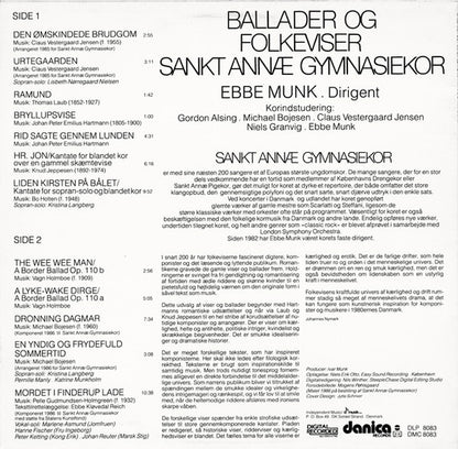 Sankt Annæ Gymnasiekor : Ballader Og Folkeviser (LP, Album)