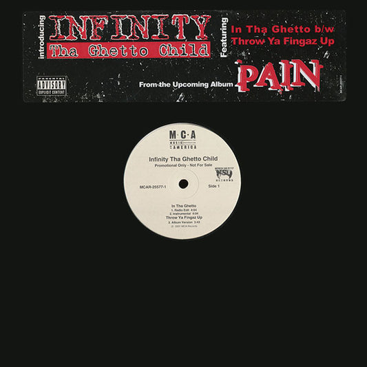 Infinity Tha Ghetto Child : In Tha Ghetto (12", Promo)