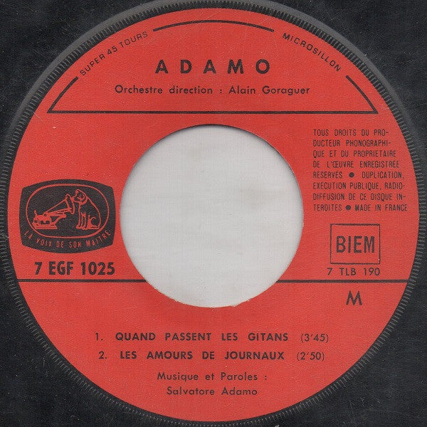 Adamo : Pauvre Verlaine  (7", EP)