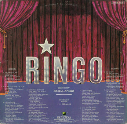 Ringo Starr : Ringo (LP, Album, Gat)