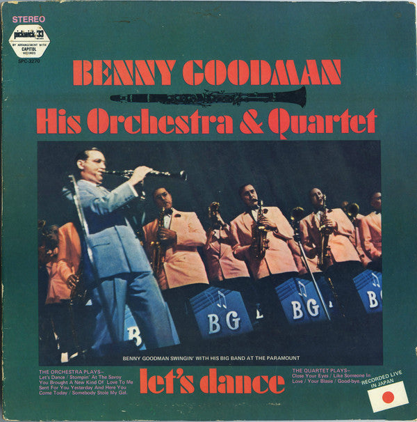 The Benny Goodman Quartet, Benny Goodman And His Orchestra : Let's Dance (LP, Album)