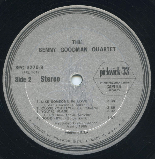 The Benny Goodman Quartet, Benny Goodman And His Orchestra : Let's Dance (LP, Album)