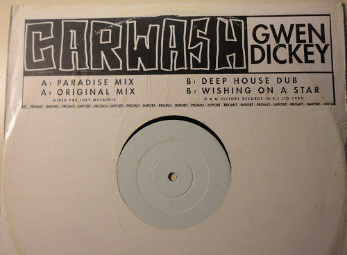 Gwen Dickey : Car Wash (12", W/Lbl)