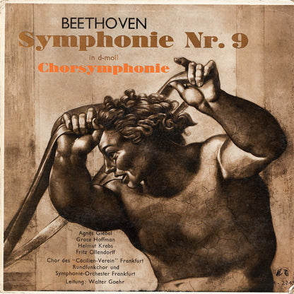 Ludwig van Beethoven / Cäcilien-Chor Frankfurt / Radio-Sinfonie-Orchester Frankfurt / Walter Goehr : Symphonie Nr. 9 In D-moll Chorsymphonie (LP, Mono)