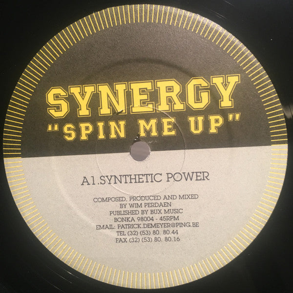 Synergy : Spin Me Up (12")