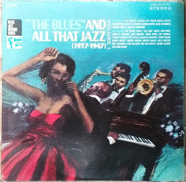 Various : "The Blues" And All That Jazz Volume 1 (1937-1947) (LP, Comp, Promo)