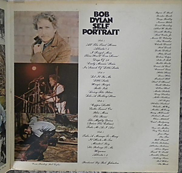 Bob Dylan : Self Portrait (2xLP, Album, San)