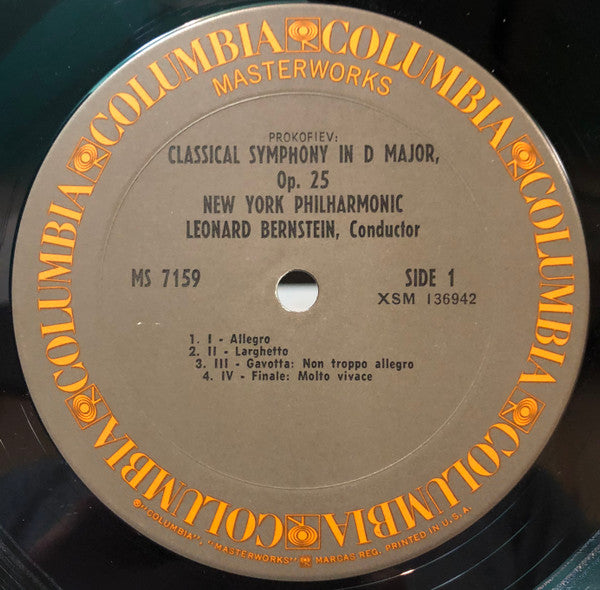 Sergei Prokofiev / Georges Bizet - Leonard Bernstein, The New York Philharmonic Orchestra : Classical Symphony / Symphony In C (LP, Album)