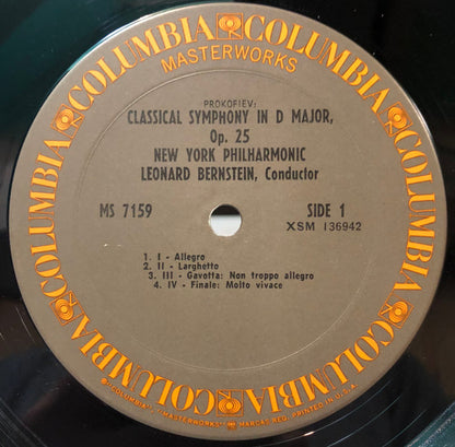 Sergei Prokofiev / Georges Bizet - Leonard Bernstein, The New York Philharmonic Orchestra : Classical Symphony / Symphony In C (LP, Album)