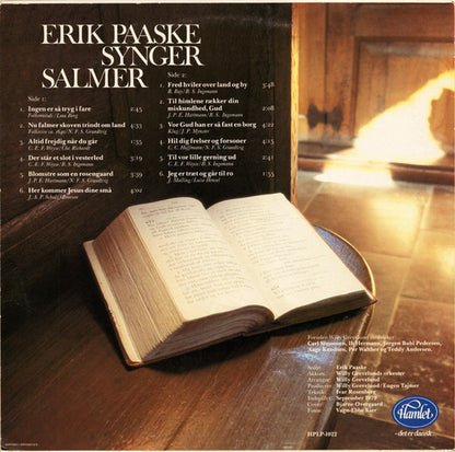 Erik Paaske : Erik Paaske Synger Salmer (LP, Album)