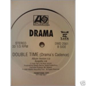 Drama (3) : Double Time (Drama's Cadence) (12", Promo)