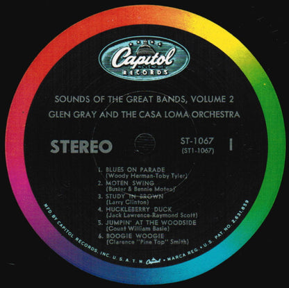 Glen Gray & The Casa Loma Orchestra : Sounds Of The Great Bands Volume 2 (LP, Album, RE, Scr)