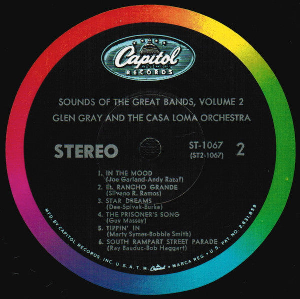 Glen Gray & The Casa Loma Orchestra : Sounds Of The Great Bands Volume 2 (LP, Album, RE, Scr)