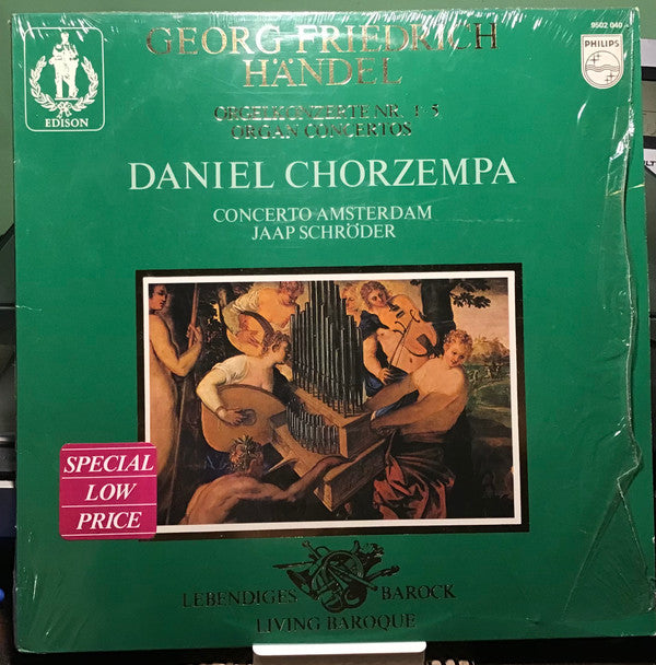 Georg Friedrich Händel  - Daniel Chorzempa, Concerto Amsterdam, Jaap Schröder : Organ Concertos 1-5 (LP, Album)