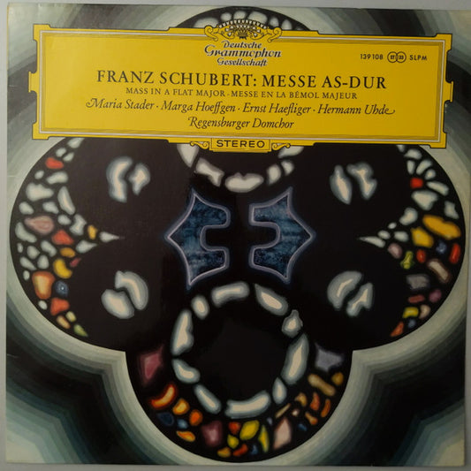 Franz Schubert, Maria Stader, Marga Höffgen, Ernst Haefliger, Hermann Uhde, Regensburger Domchor : Messe Nr. 5 As-Dur D. 678 (LP, Album, RE)