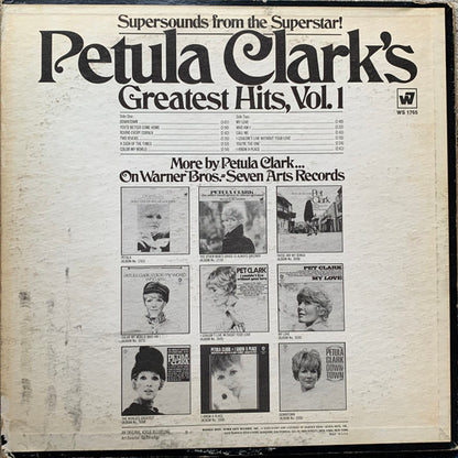 Petula Clark : Petula Clark's Greatest Hits, Vol. 1 (LP, Comp, San)