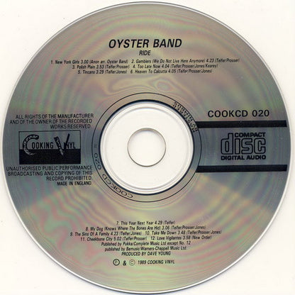 Oysterband : Ride (CD, Album)