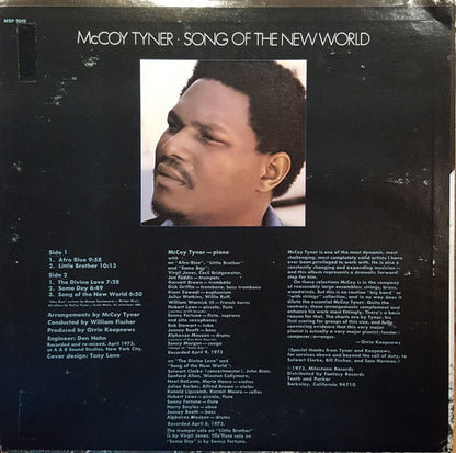 McCoy Tyner : Song Of The New World (LP, Album, Promo)