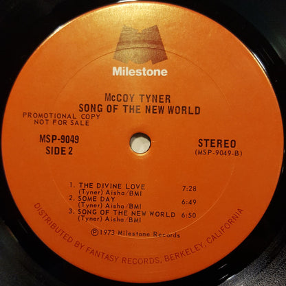 McCoy Tyner : Song Of The New World (LP, Album, Promo)