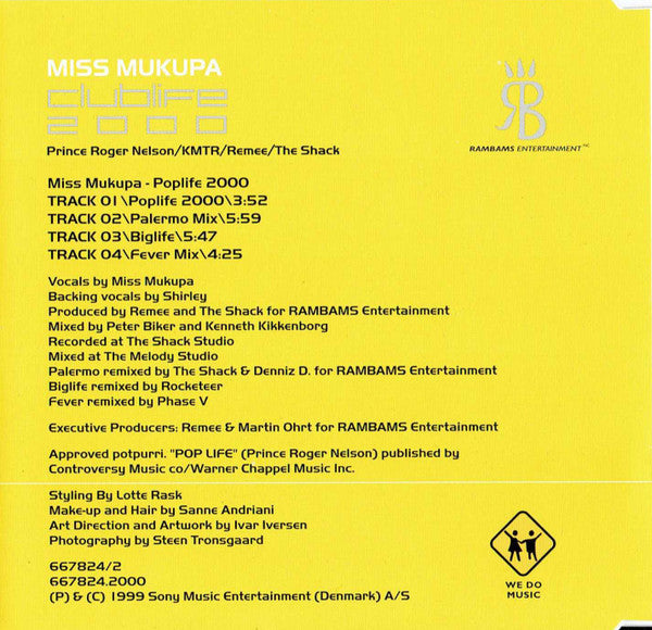 Mukupa : Clublife 2000 (CD, Maxi)